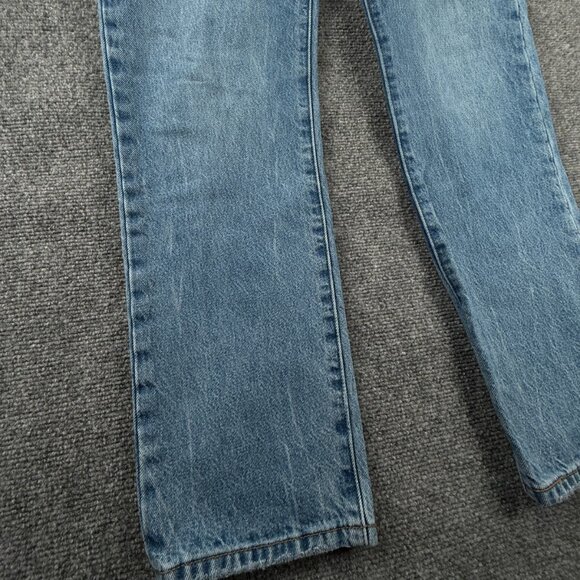 Levi's Premium Middy Straight Jeans Women 29 Blue Denim All Cotton Adult 31x30 - Picture 5 of 16